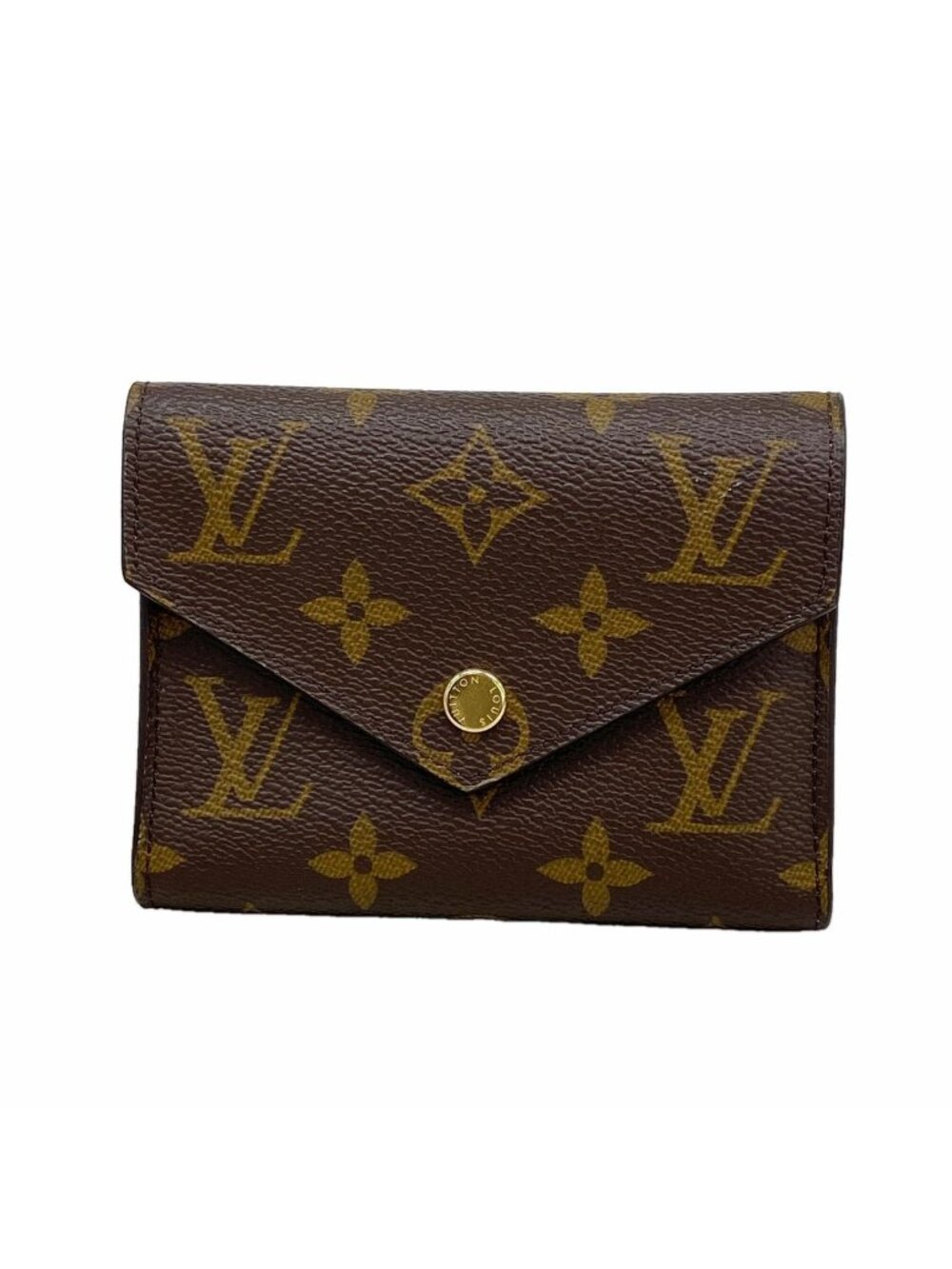 Louis Vuitton Trifold Wallet Monogram Portefeuille Victorine Rose Ballerine
